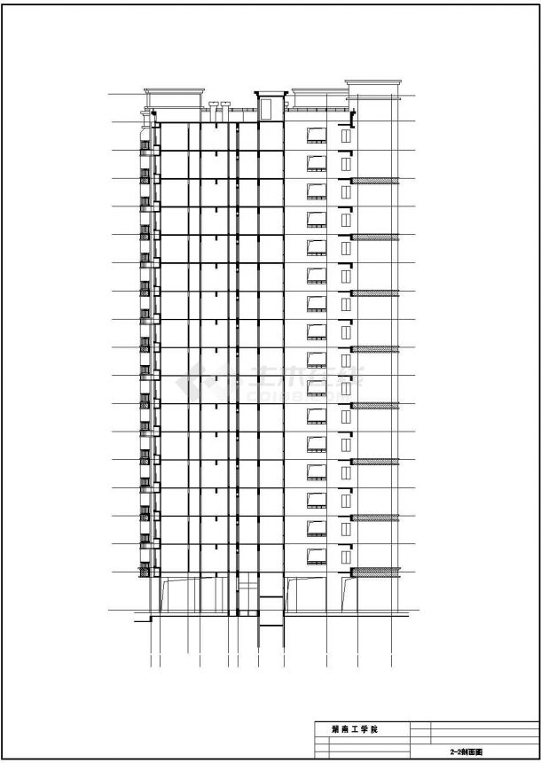 【18层】21557㎡18层住宅楼土建工程量清单及图纸-图一