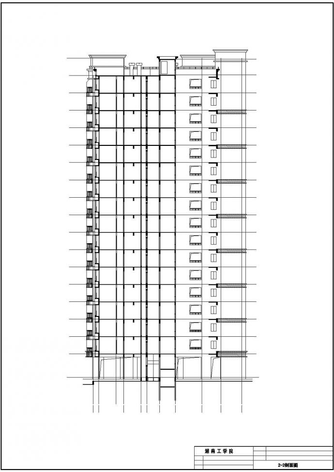 【18层】21557㎡18层住宅楼土建工程量清单及图纸_图1