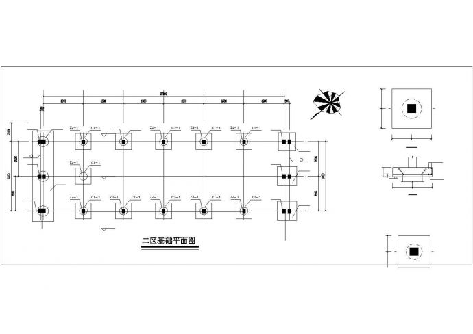 武汉某水库2200平米3层框架结构防洪库房建筑设计CAD图纸（含电气图）_图1