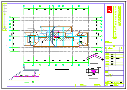 [安徽]两栋地上六层剪力墙结构住宅楼结构cad设计施工图（地下二层）-图一