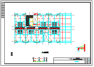 [广东]22层框架剪力墙结构办公楼结构cad设计施工图-图一