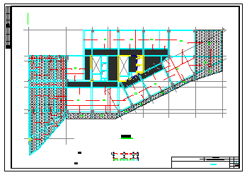 [广东]14层框架剪力墙结构办公楼结构cad设计施工图-图一