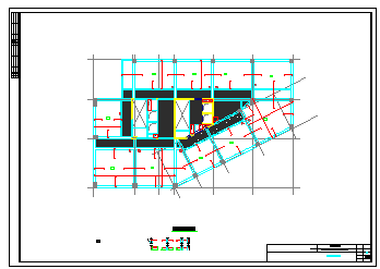[广东]14层框架剪力墙结构办公楼结构cad设计施工图-图二