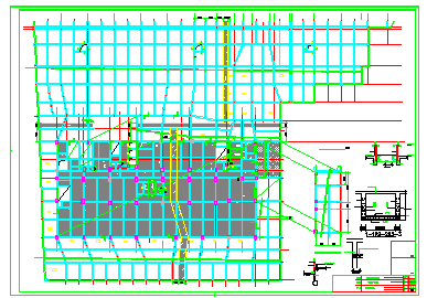[广东]地下单层剪力墙结构地下车库结构cad设计施工图-图一