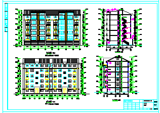 [海南]地上六层框架结构住宅楼结构cad设计施工图-图一