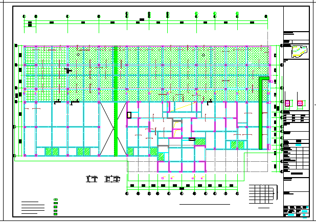 [湖南]32层框剪结构商住楼结构cad设计施工图_图1