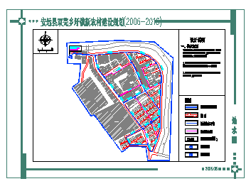 圩镇新农村建设规划整套设计CAD图-图二