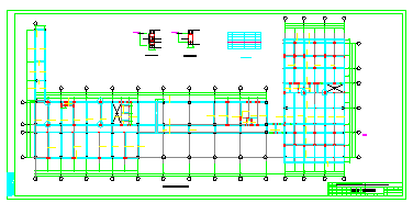 [浙江]地上五层框架结构生产管理用房结构cad设计施工图-图二