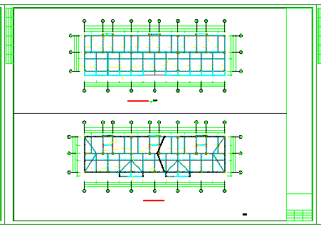 8层框架公寓楼结构cad设计施工图_图1