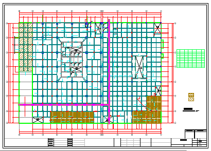 25层剪力墙豪华酒店结构cad设计施工图(带屋顶泳池)-图一