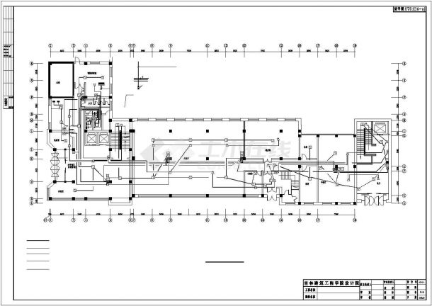 昆明市某22层商业综合楼全套消防报警系统设计CAD图纸-图一