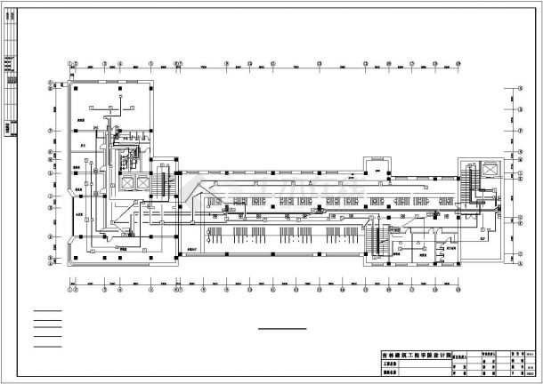 昆明市某22层商业综合楼全套消防报警系统设计CAD图纸-图二