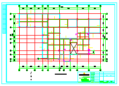某四层框架结构办公楼结构cad设计施工图纸_图1