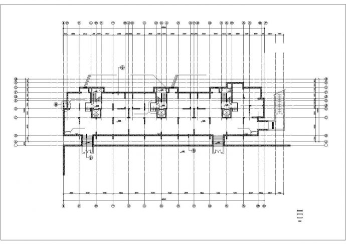 芜湖市xx小区7500平米11层框架结构住宅楼平立面设计CAD图纸_图1