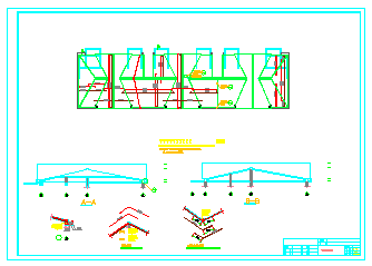 五层框架结构住宅楼cad设计施工图（坡屋面架空层）-图一
