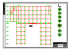五层框架结构医疗产业园标准厂房结构cad设计施工图-图二