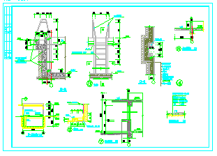 某学校游泳馆建筑结构cad设计施工图-图二