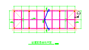 一层框架结构配电房结构cad设计施工图_图1