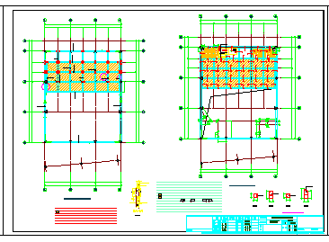 [山东]地上两层框架结构礼堂结构cad设计施工图_图1