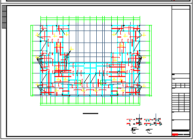 别墅大底盘框架结构cad设计施工图