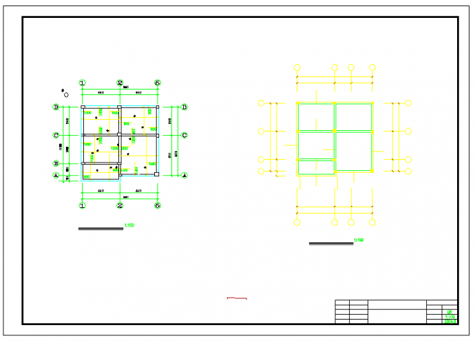 某多层小住宅楼结构cad设计施工图_图1