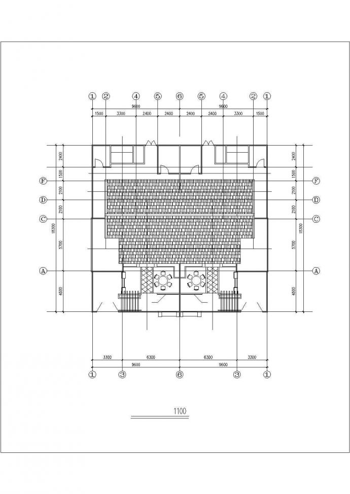某地小型住宅建筑设计方案CAD图_图1