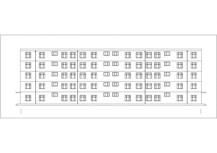 温州市某技工学校五层框架结构教学实验楼全套建筑结构设计CAD图纸_图1