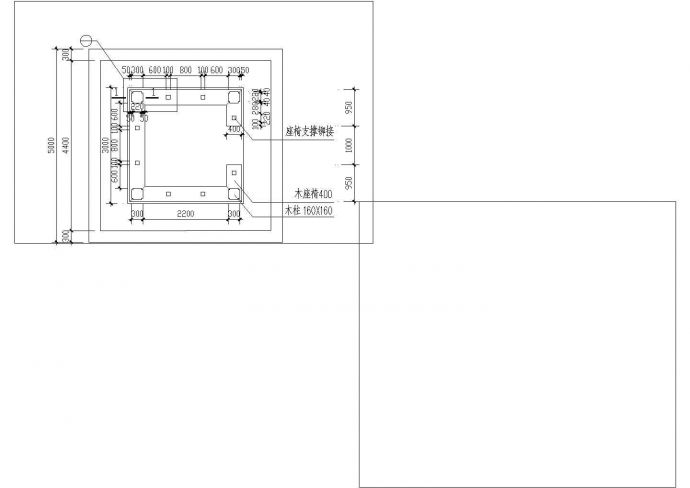 某草亭CAD设计施工图纸_图1