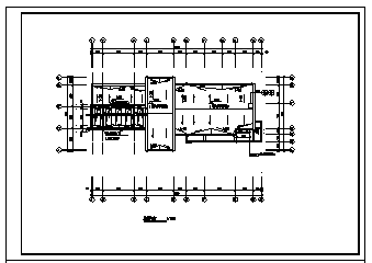 环卫班点及公厕设计_300平米某城市单层砖混结构环卫班点及公厕建施cad图纸_图1