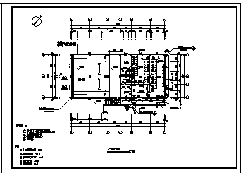 公厕及垃圾站设计_300平米某市单层框架结构公厕及垃圾站建施cad图纸-图一