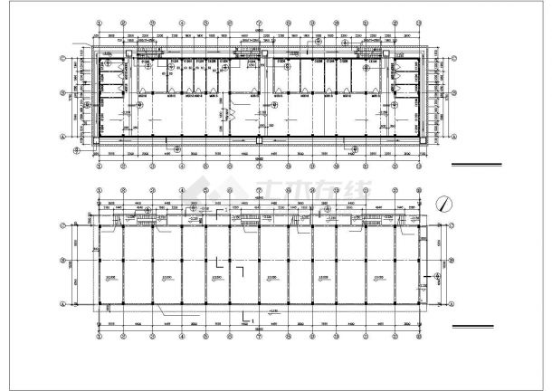 xx小区7350平米7层框架结构商住楼建筑设计CAD图纸（底层商用/含阁楼）-图一
