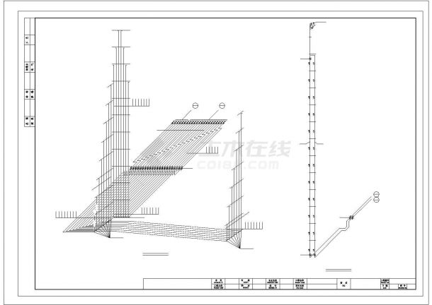 某12层带跃层住宅楼给排水施工CAD图纸【含给排水施工图说明 图例】-图二