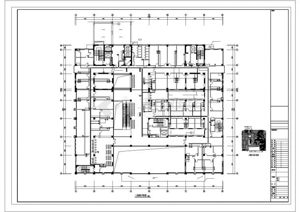 [山东]三甲医院一类高层综合建筑电气设计全套图纸92张-图一