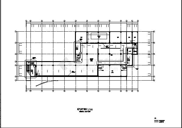 7934平米某6层医院影像公共楼建筑设计施工cad图纸-图二