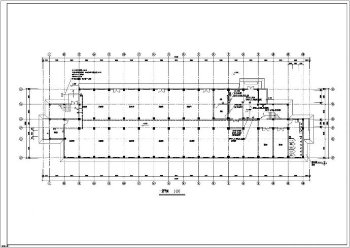 某5层学校综合剖面CAD参考图_图1