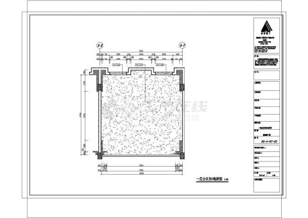 大唐宴会建筑设计cad图，共四十九张-图一