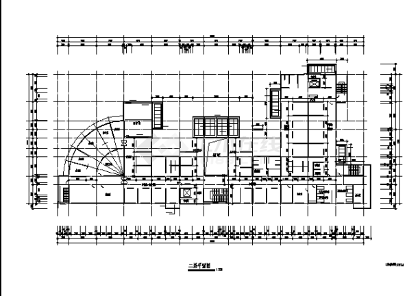 79024平方米某人民医院门诊楼建筑设计施工cad图纸-图二