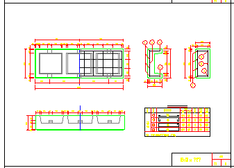 加筋挡土墙节点构造cad设计详图_图1