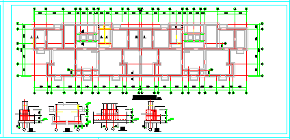 某高层住宅纯剪力墙结构cad设计施工图