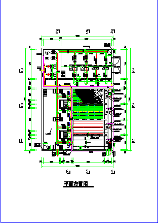 2万吨水厂翻板阀滤池cad设计施工图-图二