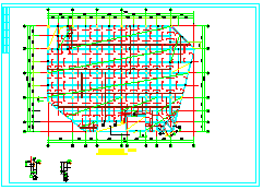 某地商城框架结构cad设计施工图纸_图1
