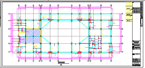 关岭站站房及雨棚结构设计cad施工图