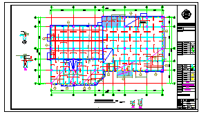 住宅区3层框架商业楼结构cad设计施工图