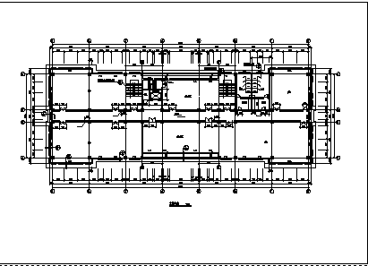 福建某超市六层欧式办公楼建筑设计施工cad图纸-图二