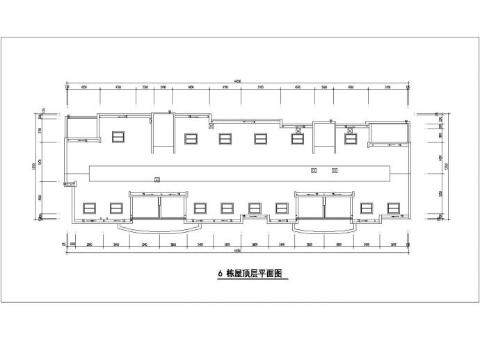 京润国际花园小区某小高层框架结构住宅楼设计cad建筑方案图_图1