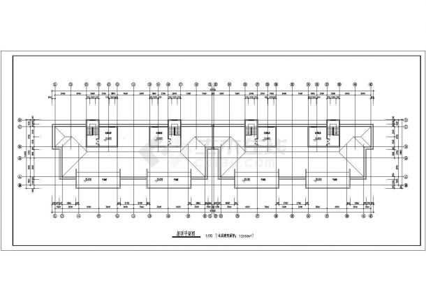 天长市某12层小高层住宅楼建筑施工CAD图纸带效果图-图一