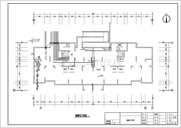 某地上17层带储藏室高档住宅楼给排水设计cad全套施工图（含设计说明）-图一