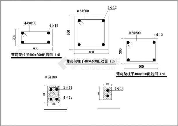 浙江省上虞市佳华屋顶花园设计施工CAD图纸-图二