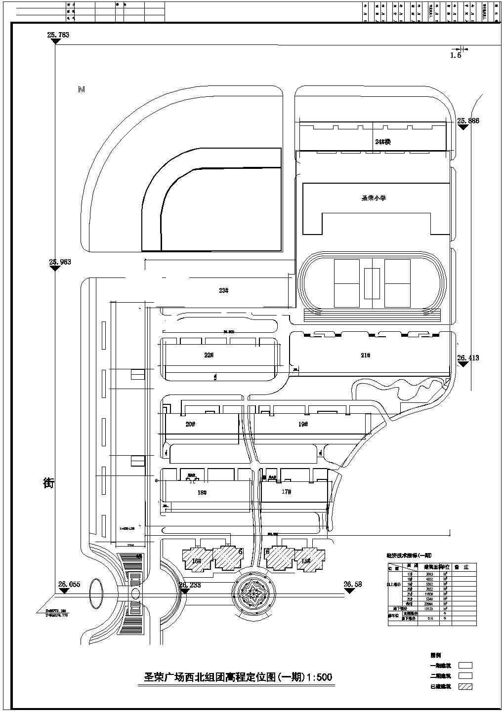 江苏省南京市浦口区某地铁站附近小区三期工程规划设计CAD图纸
