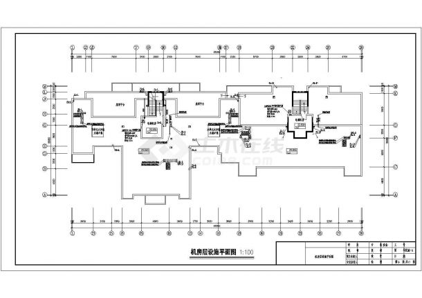 某地下1层地上11层住宅楼给排水设计cad全套施工图（含采暖设计）-图一